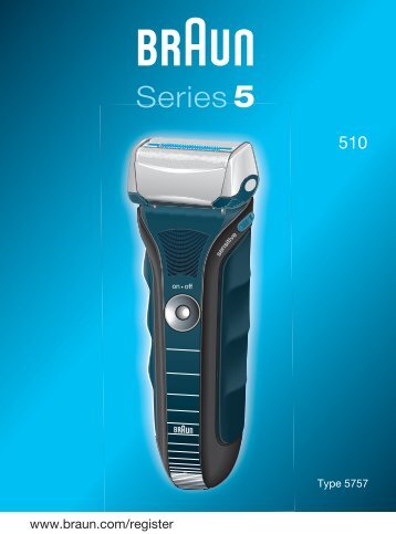 Braun Series 5, ContourPro-510 - 510, Series 5 UK, FR, PL, CZ, SK, HU, HR, SL, TR, RU, UA, ARAB