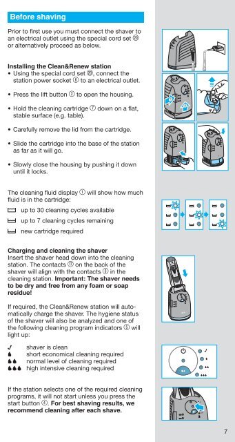 Braun Series 7-790cc-6, 790cc-7, 799cc-6, 797cc-7, 799cc-7 - 797cc-7 Wet &amp; Dry, Series 7 UK, FR, ES (USA, CDN, MEX)