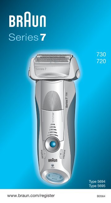 Braun Series 7-720, 720s-3, 720s-4, 720s-5 - 730, 720, Series 7 LV, LT, EE