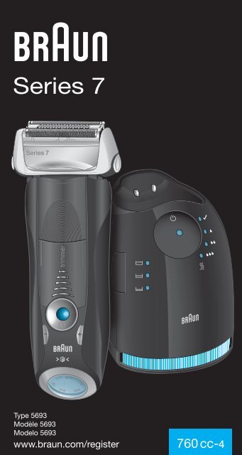 Braun Series 7, Pulsonic Pro-System Plus-760cc, 760cc-3, 765cc, 765cc-3, 760cc-4, 760cc-5, 760cc-6, 760cc-7, 765cc-4, 765cc-5, 765cc-6, 765cc-7 - 760cc-4, Series 7 UK, FR, ES (USA, CDN, MEX)