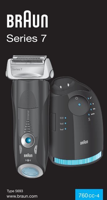 Braun Series 7, Pulsonic Pro-System Plus-760cc, 760cc-3, 765cc ...