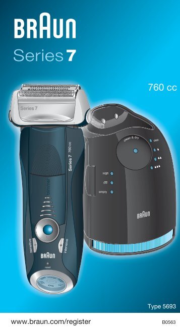 Braun Series 7, Pulsonic Pro-System Plus-760cc, 760cc-3, 765cc, 765cc-3, 760cc-4, 760cc-5, 760cc-6, 760cc-7, 765cc-4, 765cc-5, 765cc-6, 765cc-7 - 760cc, Series 7 LV, LT, EE