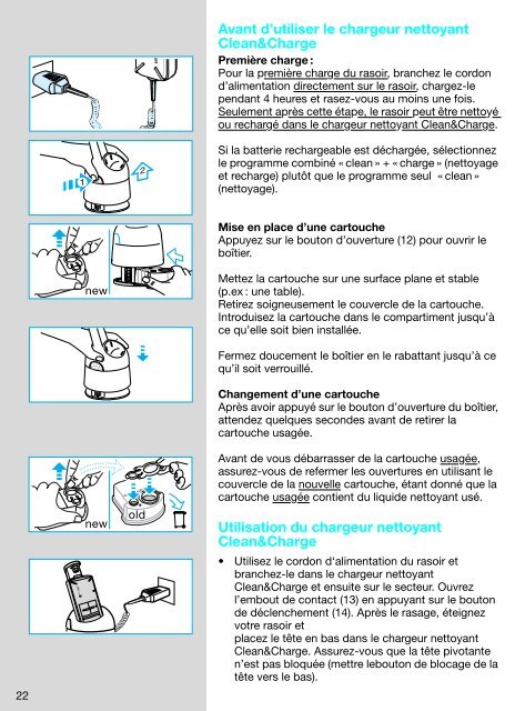 Braun Flex Integral + Clean &amp; Charge-5441, 5442 - 5441, Flex Integral System UK, FR, ES (USA, CDN, MEX)