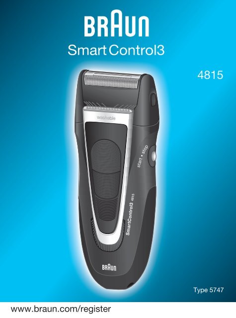 Braun Series 3, SmartControl3-300, 4815 - 4815, SmartControl3 DE, UK, FR, ES, PT, IT, NL, DK, NO, SE, FI, TR, GR