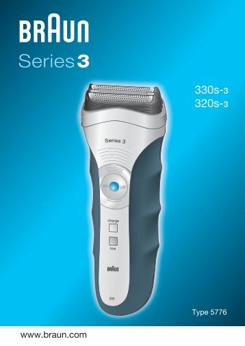 Braun Series 3-330, 320 - 330s-3, 320s-3, Series 3 KOR, UK