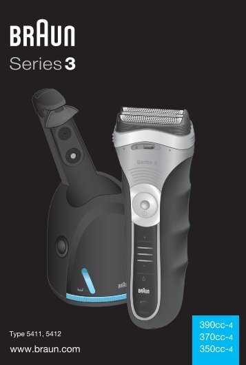 Braun Series 3-370cc-4, 350cc-4, 350cc-5, 3050cc, 3070cc - 390cc-4, 370cc-4, 350cc-4, Series 3 UK, FR, PL, CZ, SK, HU, HR, SL, TR, RO, RU, UA,  ARAB