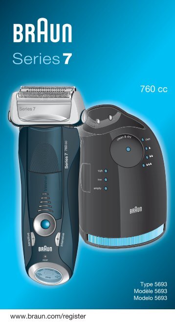 Braun Series 7, Pulsonic Pro-System Plus-760cc, 760cc-3, 765cc, 765cc-3, 760cc-4, 760cc-5, 760cc-6, 760cc-7, 765cc-4, 765cc-5, 765cc-6, 765cc-7 - 760cc, Series 7 UK, FR, ES (USA, CDN, MEX)