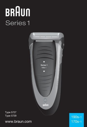 Braun Series 1, FreeControl-180 (for RU only),190, 190s-1, 1775 - 190s-1, 170s-1, Series 1 UK, FR, PL, CZ, SK, HU, HR, SL, TR, RO, MD, BG, RU, UA, ARAB