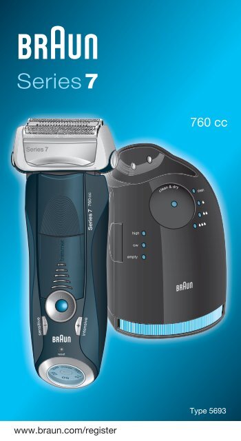 Braun Series 7, Pulsonic Pro-System Plus-760cc, 760cc-3, 765cc, 765cc-3,  760cc-4, 760cc-