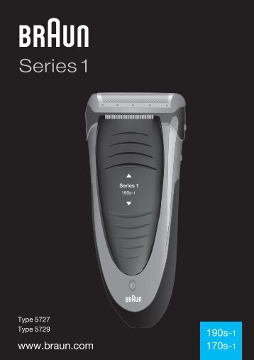 Braun Series 1, FreeControl-180 (for RU only),190, 190s-1, 1775 - 190s-1, 170s-1, Series 1 RO