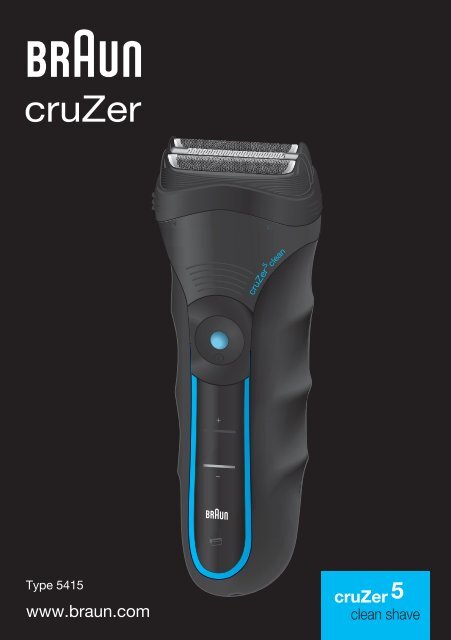 Braun Series 3, CruZer5 Clean shave, Old Spice-320s-4, 330s-4, 320s-5,  330s-5,
