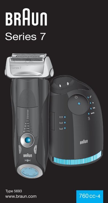 Braun Series 7, Pulsonic Pro-System Plus-760cc, 760cc-3, 765cc, 765cc-3, 760cc-4, 760cc-5, 760cc-6, 760cc-7, 765cc-4, 765cc-5, 765cc-6, 765cc-7 - 760cc-4, Series 7 UK, FR, PL, CZ, SK, HU, HR, SL, TR, RO, MD, BG, RU, UA, ARAB