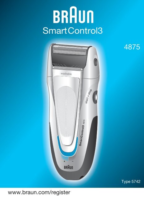 Braun Series 1, Series 3, SmartControl3, SmartControl Sportive, SmartControl Pro-340, 4775, 4875, 4876, 199s-1 - 4875, SmartControl3 UK, FR, PL, CZ, SK, HU, HR, SL, TR, RU, UA, ARAB