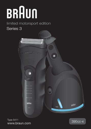 Braun Series 3-390cc-4, 390cc-5, 3090cc - 390cc-4, limited motorsport edition, Series 3 RO