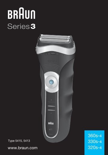 Braun Series 3-360s-4, 360s-5, 3030 - 360s-4, 330s-4, 320s-4, Series 3 UK, LT, LV, EE