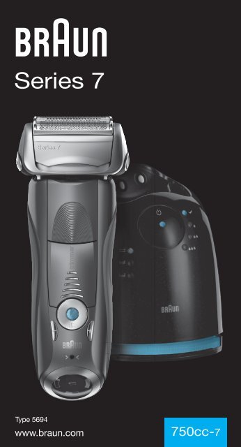 Braun Series 7, Pulsonic Pro-System-720s-6, 720s-7, 730, 730s-3, 730s-4, 735s-3, 735cc-4, 750cc, 750cc-3, 750cc-4, 750cc-5, 750cc-6, 750cc-7 - 750cc-7, Series 7 DE, UK, FR, ES, PT, IT, NL, DK, NO, SE, FI, TR, GR