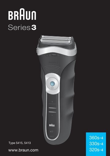 Braun Series 3-360s-4, 360s-5, 3030 - 360s-4, 330s-4, 320s-4, Series 3 RO