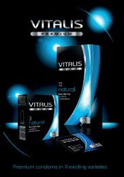 VITALIS condoms catalog