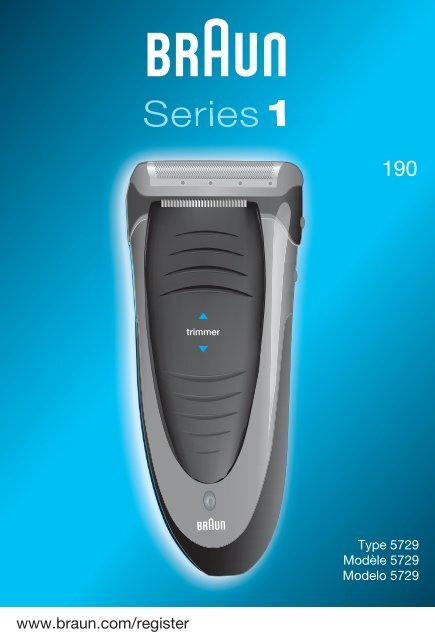 Braun Series 1, FreeControl-180 (for RU only),190, 190s-1, 1775 - 190,  Series 1 UK,