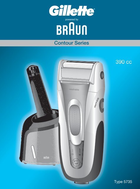 Braun Series 3, Contour-390cc, 5790, 5895, 5897 - 390cc, Contour Series CHIN, UK