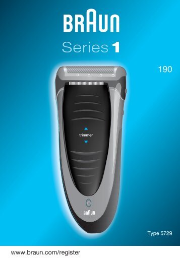 Braun Series 1, FreeControl-180 (for RU only),190, 190s-1, 1775 - 190, Series 1 DE, UK, FR, ES, PT, IT, NL, DK, NO, SE, FI, TR, GR