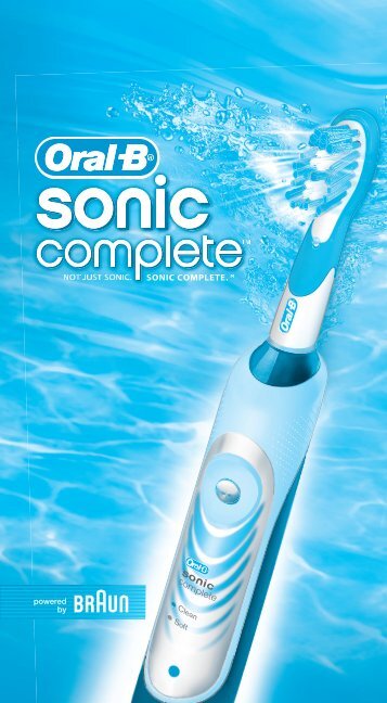 Braun Sonic Complete-S18.500 - Sonic complete (2 mode) UK, FR, ES (USA, CDN, MEX)