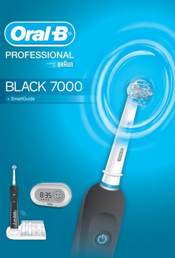 Braun TriZone 5000 with SmartGuide, Triumph 5000 with SmartGuide, Denta-Pride 5000 with SmartGuide, Professional Care SmartSeries 5000, Triumph 7000, Black 7000, Triaction 5000, Triaction 5500-D34.500 - Black 7000 + SmartGuide UK,  FR,  ES (USA, CDN, MEX)