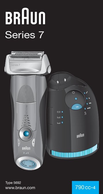 Braun Series 7-790cc, 790cc-3, 790cc-4, 790cc-5, 790cc-7,795cc-3, Limited Edition 2010, -2011, -2012, Porsche, Boss - 790cc-4, Series 7 UK, FR, PL, CZ, SK, HU, HR, SL, TR, RO, MD, BG, RU, UA, ARAB