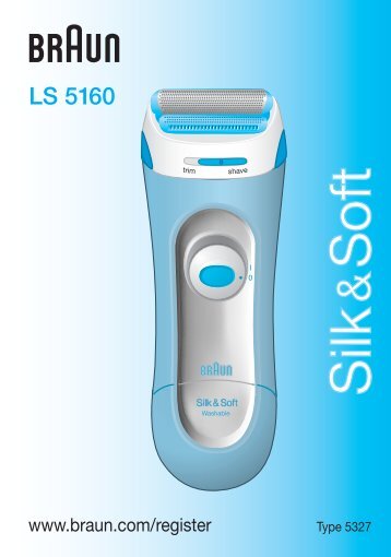 Braun Silk & Soft Body Shave-LS5100, 5140, 5160 battery - LS5160 Silk&Soft DE, UK, FR, ES, PT, IT, NL, DK, NO, SE, FI, PL, CZ, SK, HU, SL, HR, RO, GR, RU, UA