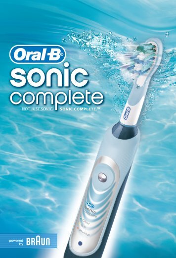 Braun Sonic Complete-S18.500 - Sonic complete UK, FR, ES (USA, CDN, MEX)