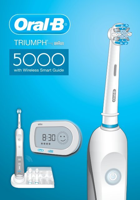 Braun 5000 with SmartGuide, Triumph 5000 with SmartGuide, Denta-Pride 5000 with SmartGuide, Professional Care SmartSeries Triumph 7000, Black 7000, Triaction 5000, Triaction 5500-D34.500 - Triumph 5000 wireless SmartGuide KOR, UK