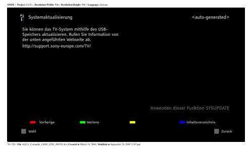 Sony KDL-46W5830 - KDL-46W5830 Istruzioni per l'uso Tedesco