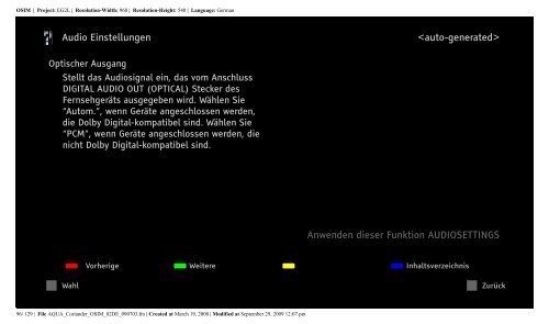 Sony KDL-46W5830 - KDL-46W5830 Istruzioni per l'uso Tedesco