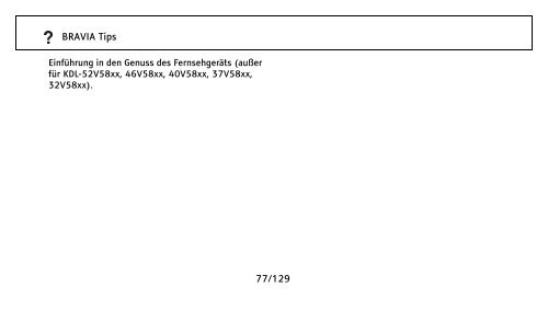 Sony KDL-46W5840 - KDL-46W5840 Istruzioni per l'uso Tedesco