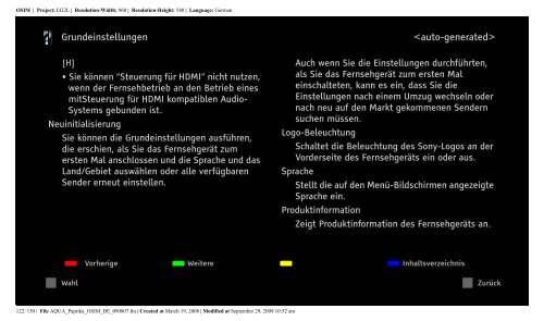 Sony KDL-52Z5800 - KDL-52Z5800 Istruzioni per l'uso Tedesco