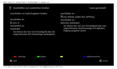 Sony KDL-52Z5800 - KDL-52Z5800 Istruzioni per l'uso Tedesco