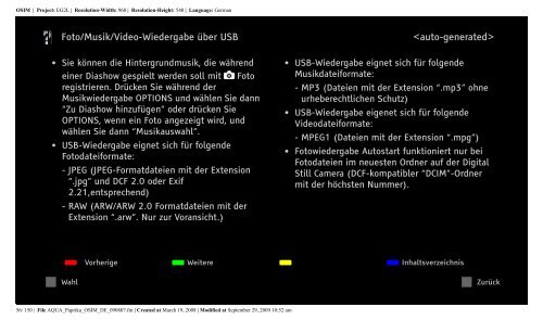 Sony KDL-52Z5800 - KDL-52Z5800 Istruzioni per l'uso Tedesco