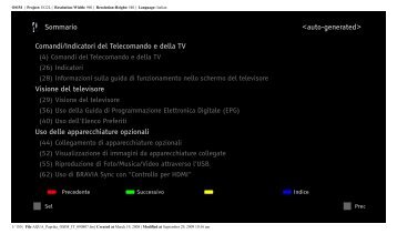 Sony KDL-52Z5800 - KDL-52Z5800 Istruzioni per l'uso Italiano