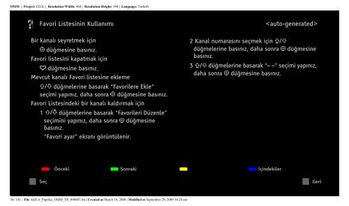 Sony KDL-52Z5800 - KDL-52Z5800 Istruzioni per l'uso Turco