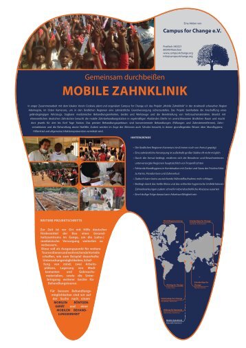 Poster "Mobile Zahnklinik"