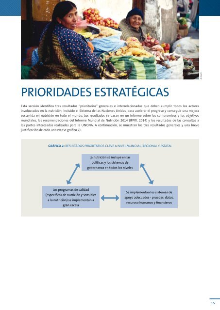 Agenda Global de Nutrición de las Naciones Unidas La