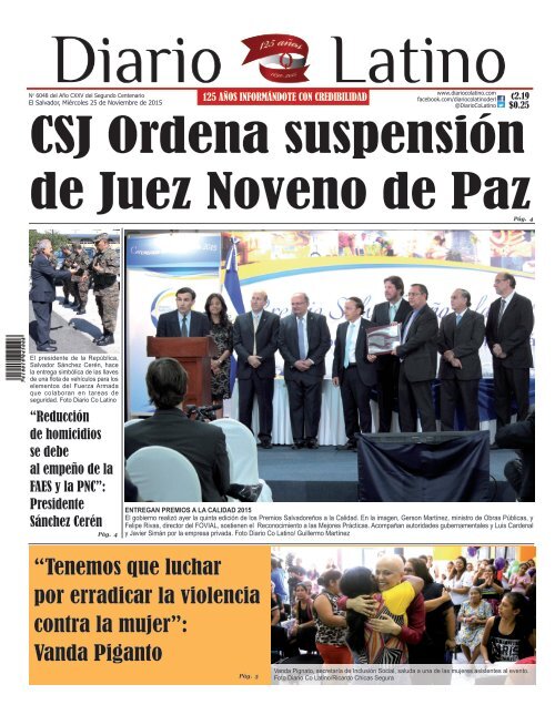 Edición 25 de Noviembre de 2015