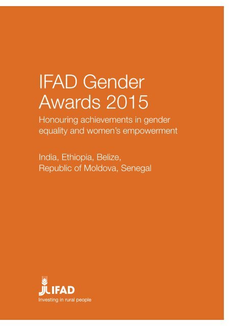 IFAD Gender Awards 2015