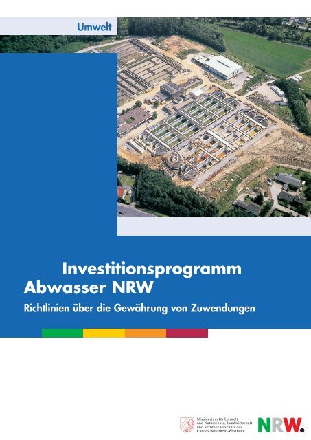 Investitionsprogramm Abwasser NRW