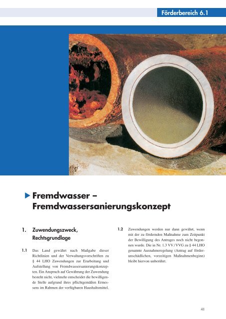 Investitionsprogramm Abwasser NRW