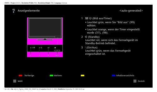 Sony KDL-46Z5800 - KDL-46Z5800 Istruzioni per l'uso Tedesco