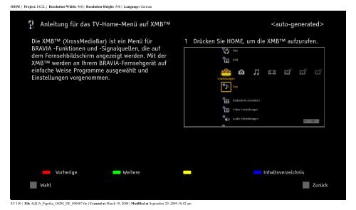 Sony KDL-46Z5800 - KDL-46Z5800 Istruzioni per l'uso Tedesco