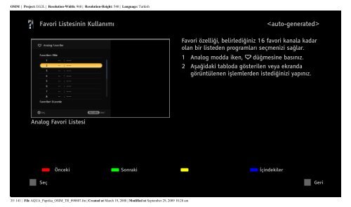 Sony KDL-46Z5800 - KDL-46Z5800 Istruzioni per l'uso Turco