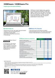 HOBOware-Datenblatt