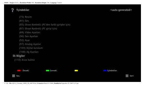 Sony KDL-46W5820 - KDL-46W5820 Istruzioni per l'uso Turco